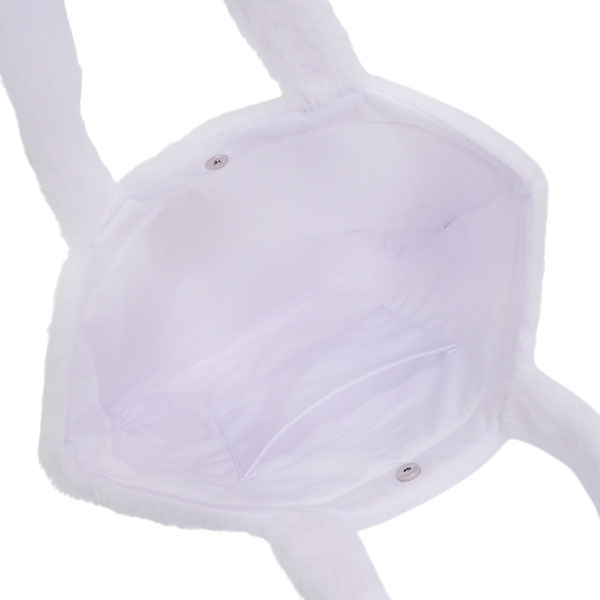 サンリオ キティ バッグ レディース トートバッグ フェイクファー ホワイト KTダイカットファートート 63 KT63 SANRIO A4対応 | sanrio | 04