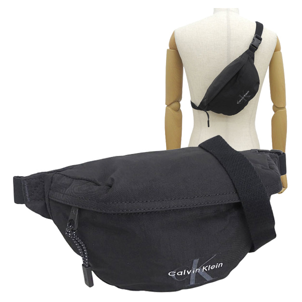 カルバンクライン バッグ メンズ ショルダーバッグ ボディバッグ ブラック BOLD WAISTBAG LV04D3116G BLACK CALVIN KLEIN