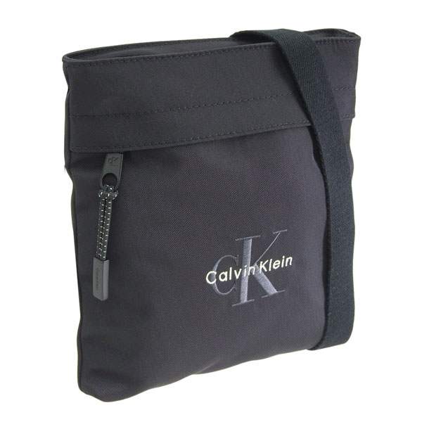 カルバンクライン バッグ メンズ レディース ショルダーバッグ ナイロン ブラック BOLD FLATPACK LV04D3178G-BLACK CALVIN KLEIN