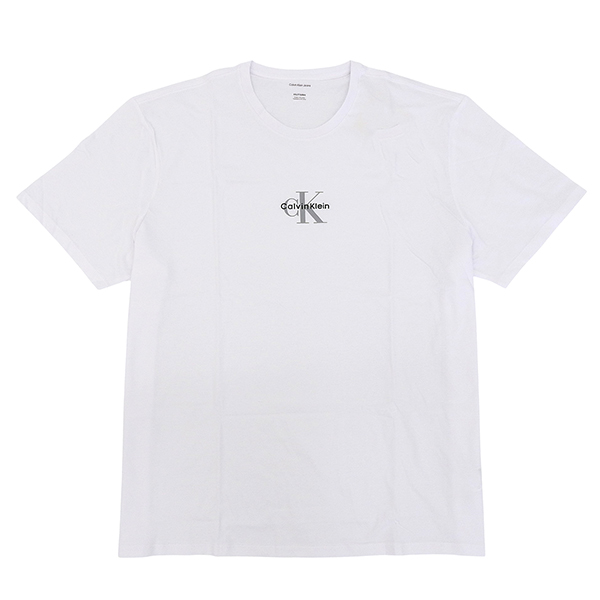 カルバンクライン Tシャツ メンズ カットソー 半袖 XXL コットン ホワイト LV04RB866WHXXL CALVIN KLEIN