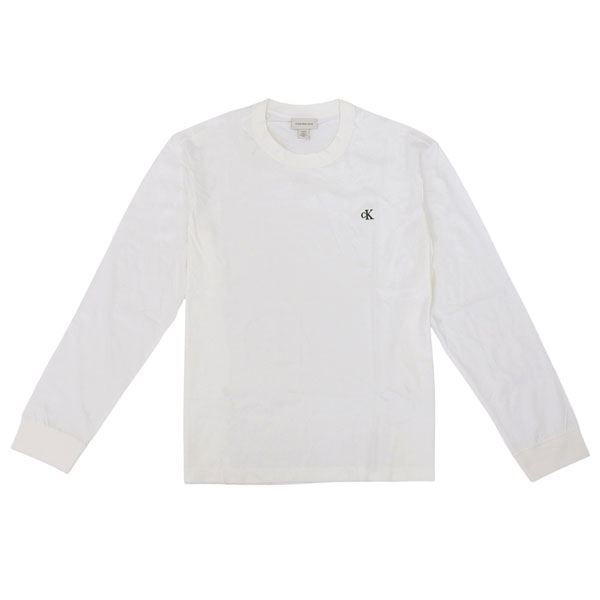 カルバンクライン ロンT メンズ ロングスリーブTシャツ 長袖 L コットン ホワイト LV04RD247GWHL CALVIN KLEIN