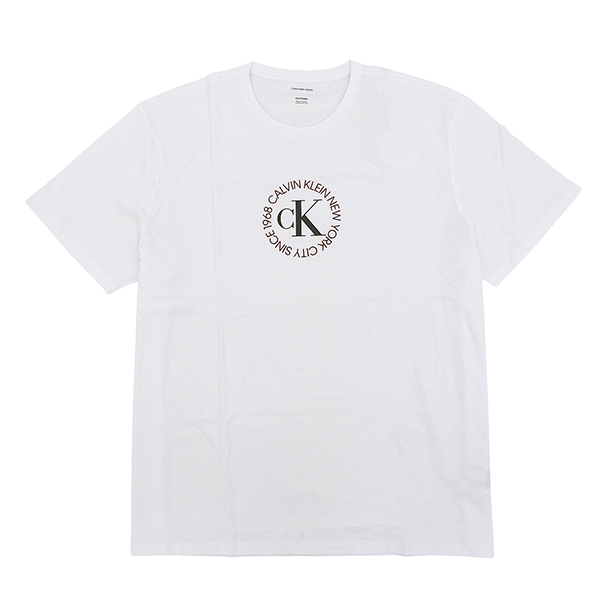 カルバンクライン Tシャツ メンズ カットソー 半袖 XL コットン ホワイト LV14RE816GWHXL CALVIN KLEIN