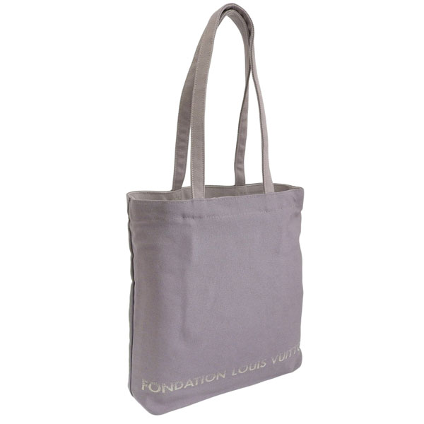 【並行輸入品】ルイヴィトン バッグ メンズ レディース トートバッグ フォンダシオン 美術館 コットン グレー LV2000000020372 LOUIS VUITTON A4対応