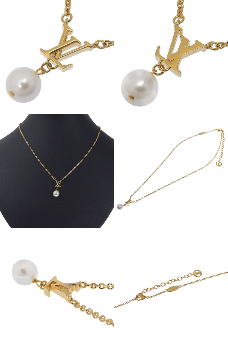 L✦V ゴールド ネックレス LOUIS VUITTON 【並行輸入品】ルイヴィトン アクセサリー レディース