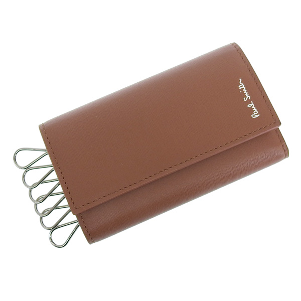 ポールスミス キーケース メンズ レディース 6連 カウレザー タン WALLET KEYCASE M1A1981 Paul Smith