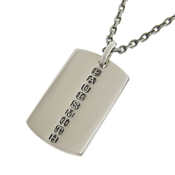 ポールスミス アクセサリー メンズ ネックレス ドッグタグ アウトレット シルバー NECKLACE DOG TAG M1ANECKJDTAG Paul Smith
