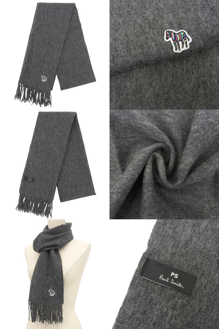 Paul Smith メンズマフラー（素材：羊毛、ウール）｜ファッション小物