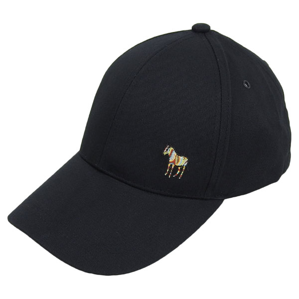 ポールスミス 帽子 メンズ レディース キャップ アウトレット コットン ブラック MEN CAP BASEBALL ZEBRA M2A987C SZEBRA Paul Smith