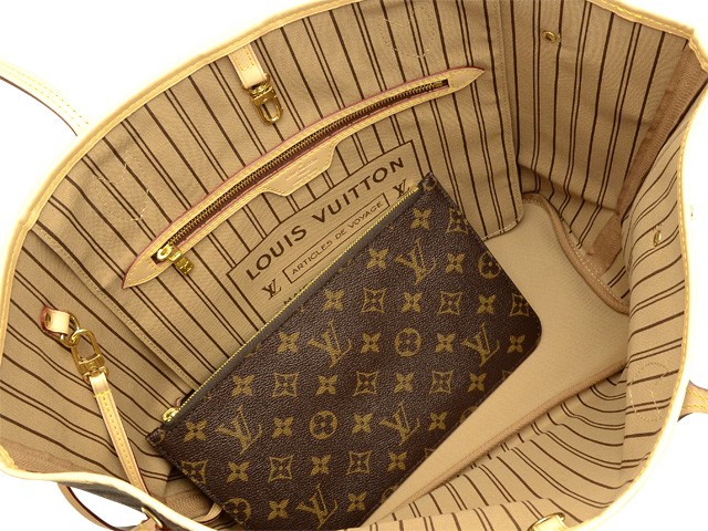 新色♪ Louis Vuitton ネヴァーフル MM エデン ポーチ付き ルイヴィトン ネヴァーフルMM ダミエ N41358 ハンドバッグ