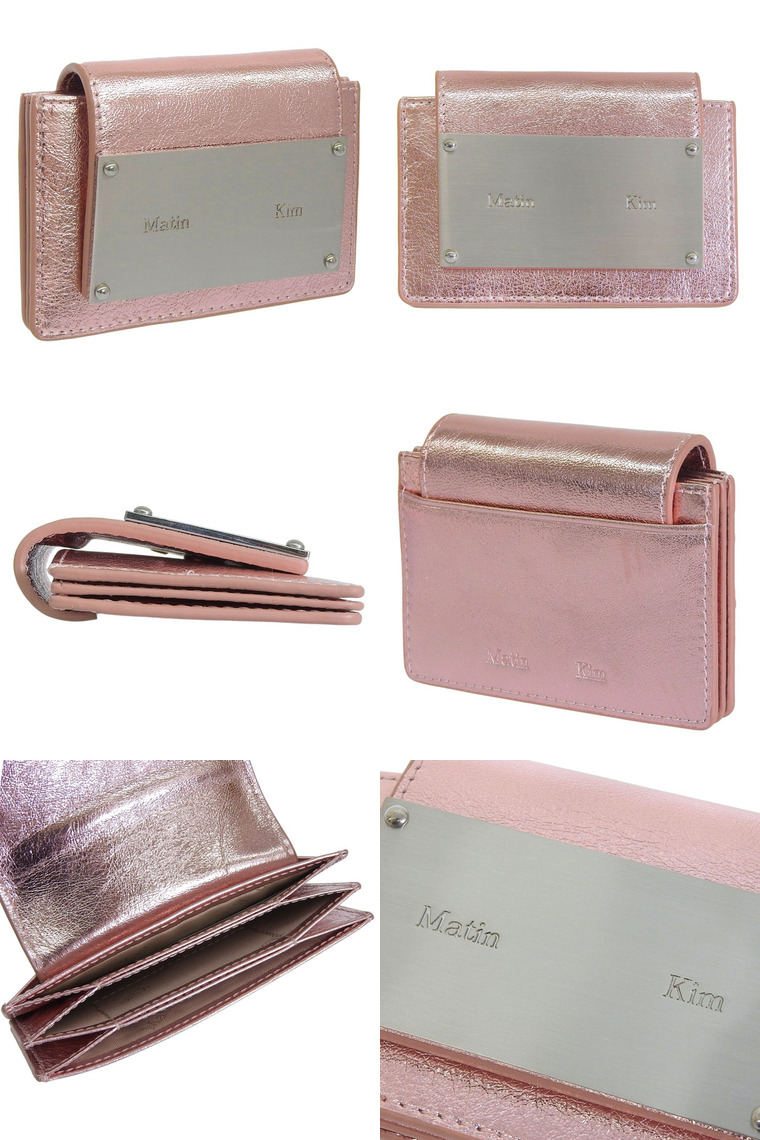 マーティンキム カードケース レディース レザー 無地 豹柄 レオパード