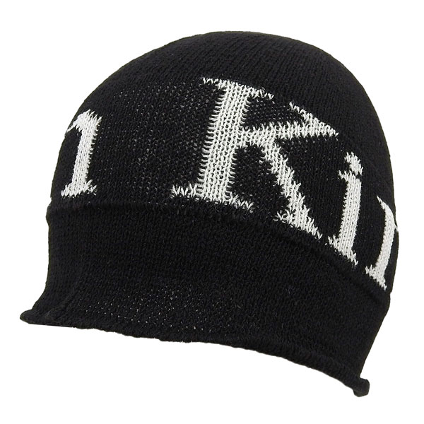 マーティンキム 帽子 メンズ レディース ニット帽 リネン コットン ブラック LOGO LINEN SHORT BEANIE MK2600BN010V BB Matin Kim