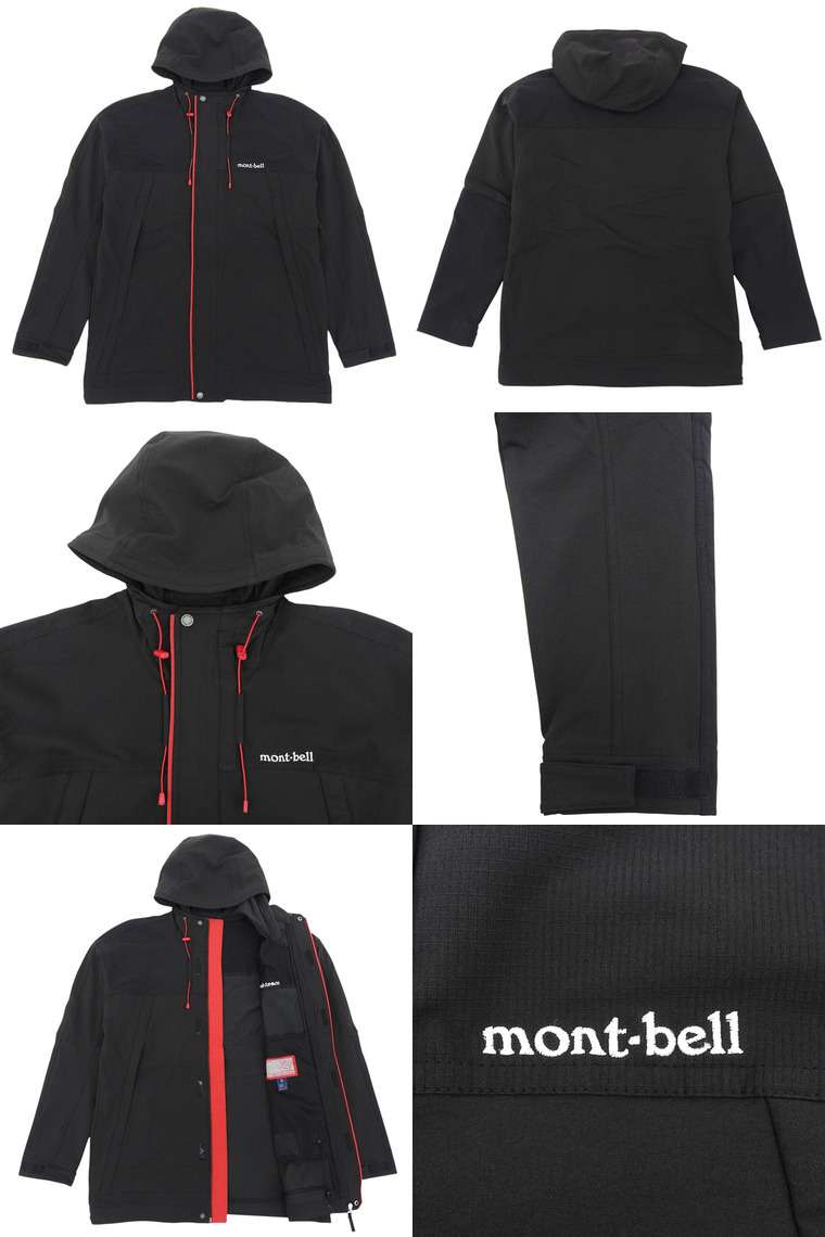 【送料込み】montbell モンベル マウンテンジャケット メンズ M mont-bell（モンベル） ジャケット メンズ アウター 105(XL) ブラック