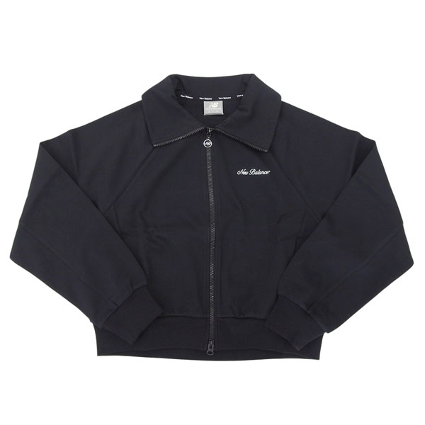 ニューバランス ジャケット レディース Mサイズ ブラック カジュアル シグネチャーカラー 2way ジップアップ NBMDE1W202-BLACKM New Balance