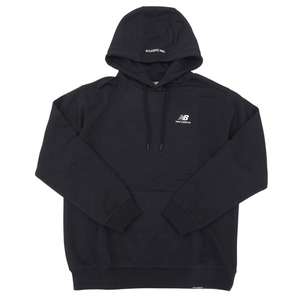 ニューバランス パーカー フーディー プルオーバー メンズ レディース XLサイズ コットン ブラック Essential Small Logo Hoodie NBN0E11013-BLACKXL New Balance