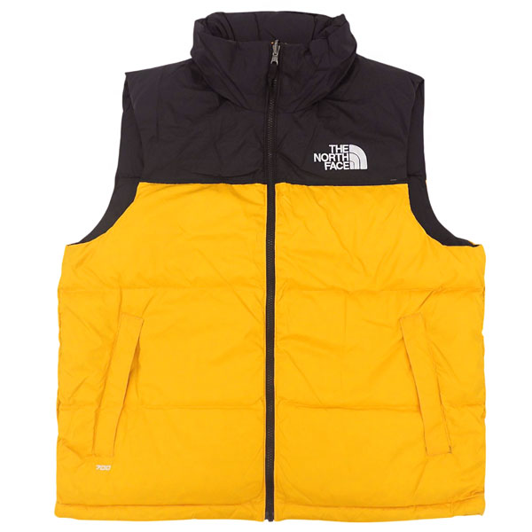 ザノースフェイス ダウンベスト メンズ L ナイロン イエロー M 98 RETRO NUPTSE VEST NF0A3JQQ ZU3 SGBKL THE NORTH FACE