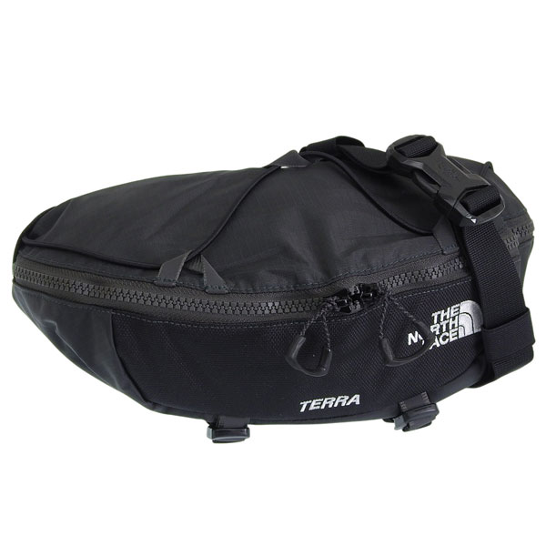 ザノースフェイス バッグ メンズ レディース ショルダーバッグ ボディバッグ 3L ナイロン グレー TERRA LUMBAR 3L NF0A81EO 4JK BLACK THE NORTH FACE