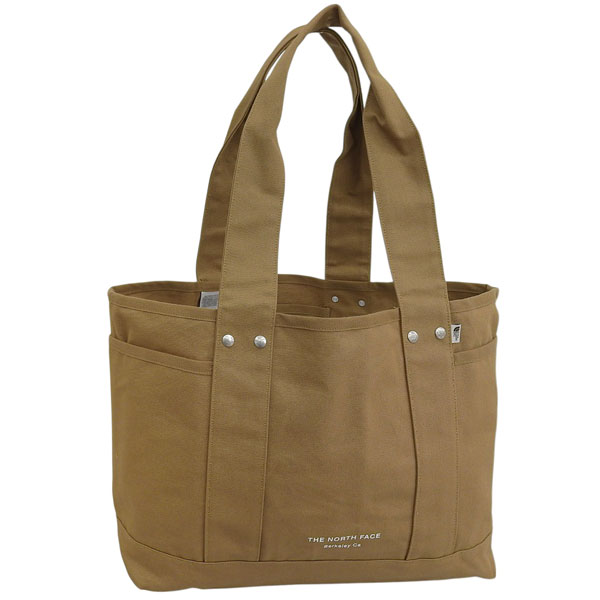 ノースフェイス バッグ メンズ レディース トートバッグ ブラウン CIRCULAR COTTON TOTE NF0A88TN-173-BROWN THE NORTH FACE A4対応