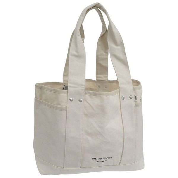 ノースフェイス バッグ メンズ レディース トートバッグ ホワイト CIRCULAR COTTON TOTE NF0A88TN-LE7-WHITE THE NORTH FACE A4対応