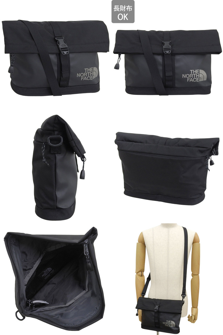 THE NORTH FACE ショルダーバック　ドラムバッグ ベージュ　ブラック 6450-0310-1.jpg