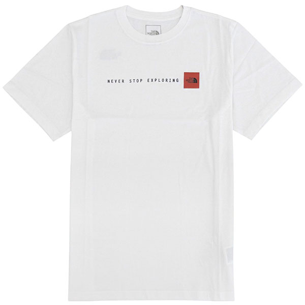 ザノースフェイス Tシャツ Lサイズ カットソー 半袖 メンズ レディース ホワイト NSE RG SS TEE NF0A8GUV FN4 THE NORTH FACE