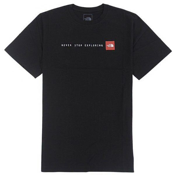 ザノースフェイス Tシャツ XLサイズ カットソー 半袖 メンズ レディース ブラック NSE RG SS TEE NF0A8GUV JK3 THE NORTH FACE