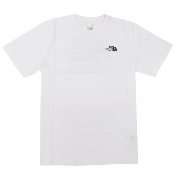 ノースフェイス メンズ レディース Tシャツ M ホワイト MTN SKTCH RG SS T NF0A8GUZ-FN4-M THE NORTH FACE