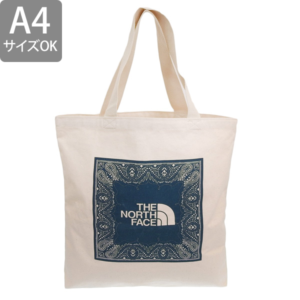 ザ・ノース・フェイス THE NORTH FACE  トートバッグ A4可 （ホワイト）