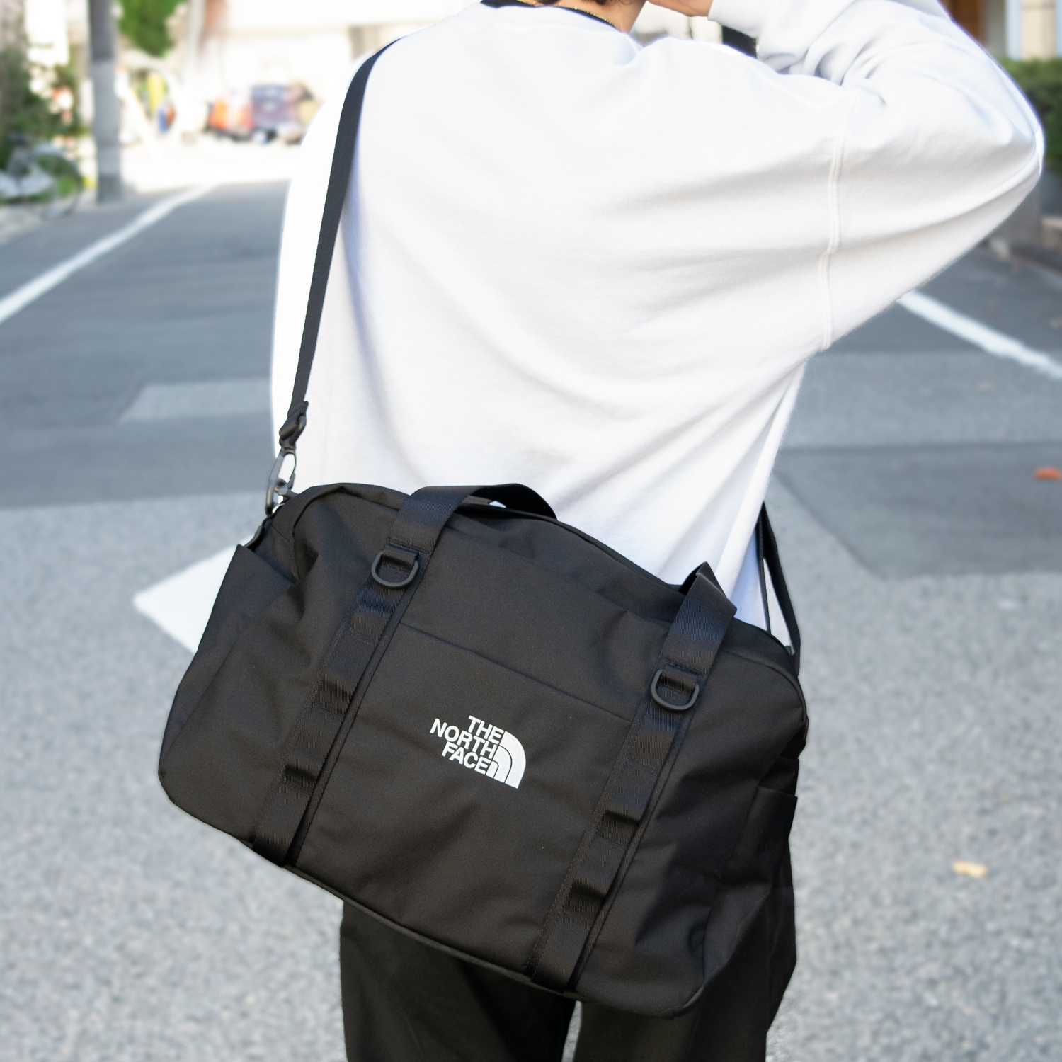 ノースフェイス バッグ メンズ レディース ショルダーバッグ 2WAY ブラック BIG SHOT CARGO BAG NN2PP60A THE NORTH FACE A4対応 :nn2pp60a blk:Riverall(リヴェラール)