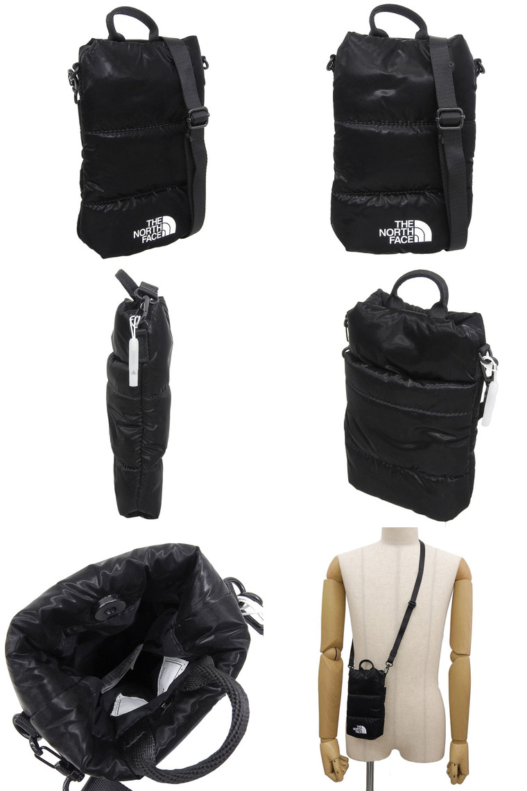 ノースフェイス バッグ メンズ レディース ショルダーバッグ ナイロン ブラック K'S PADDING CROSS BAG MINI NN2PQ56R-RBK THE NORTH FACE THE NORTH FACE（ザ ノースフェイス） バッグ メンズ レディース