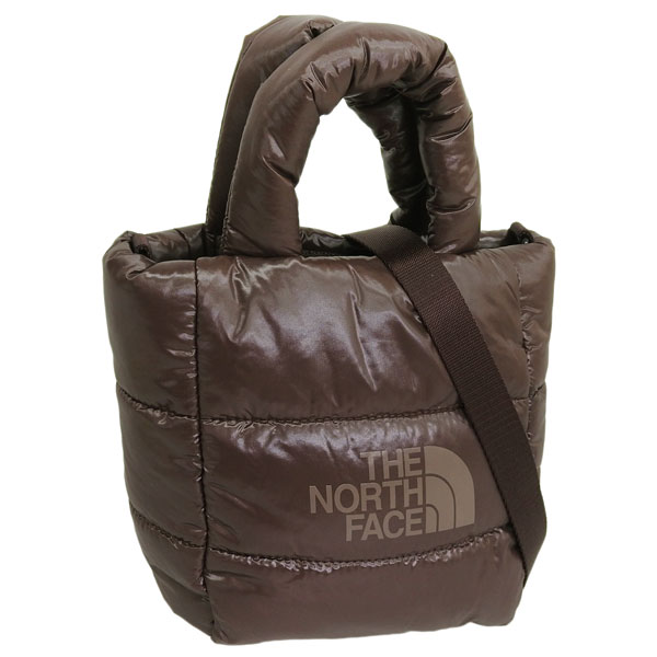 ノースフェイス バッグ レディース 2WAY ショルダーバッグ ハンドバッグ ダークブラウン PLUMPY TOTE BAG MINI NN2PQ59M-DBR THE NORTH FACE