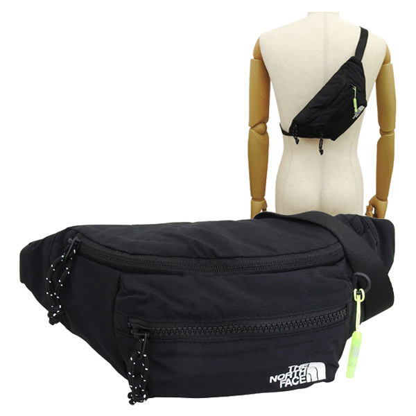 ザノースフェイス バック メンズ レディース ショルダーバッグ ボディバッグ ナイロン ブラック K'S WAIST BAG L NN2PR11R BLK THE NORTH FACE