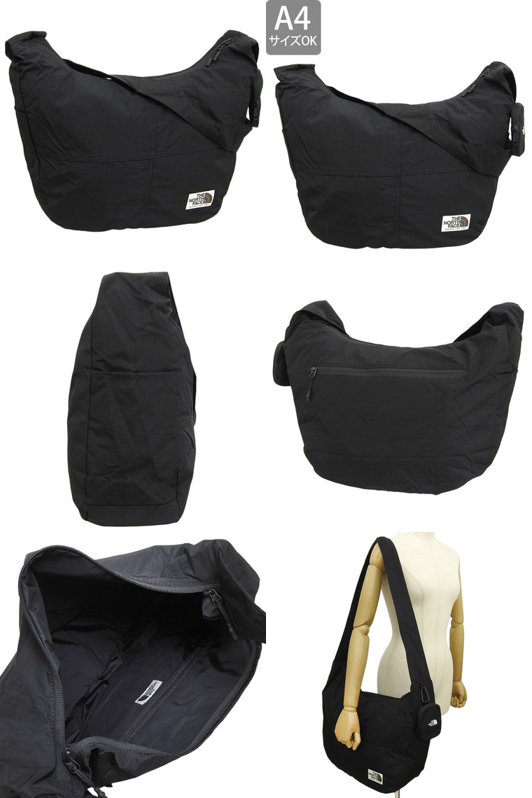 ザノースフェイス バッグ メンズ レディース ショルダーバッグ WL HOBO SHOULDER BAG L NN2PR16 THE NORTH FACE A4対応 ホワイトレーベル | THE NORTH FACE | 07