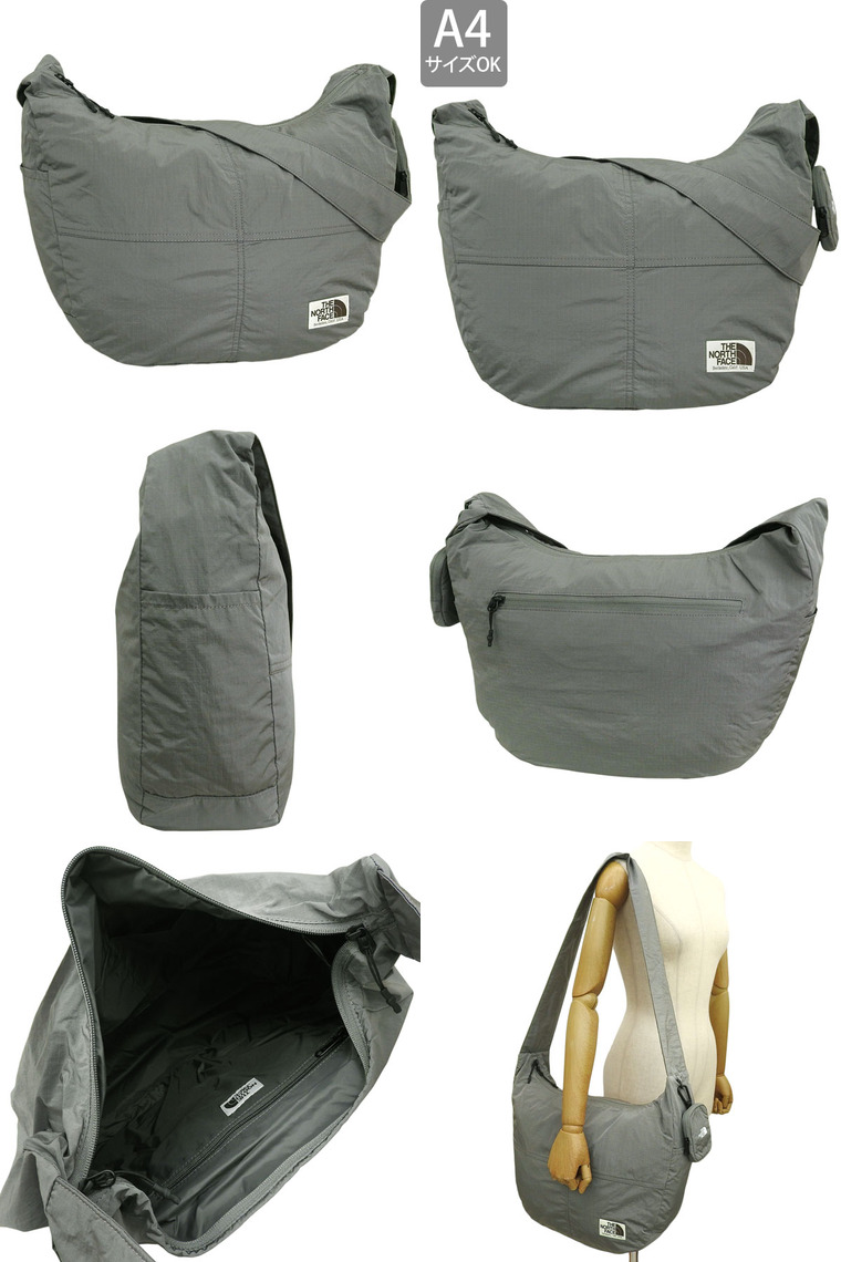 ザノースフェイス バッグ メンズ レディース ショルダーバッグ WL HOBO SHOULDER BAG L NN2PR16 THE NORTH FACE A4対応 ホワイトレーベル | THE NORTH FACE | 10