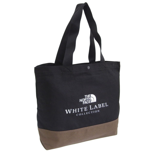 ザノースフェイス バッグ メンズ レディース トートバッグ コットン ブラック BLOCK CANVAS BAG NN2PR57J BLK THE NORTH FACE A4対応 ホワイトレーベル