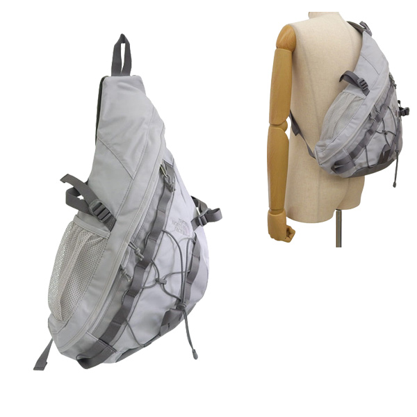 ザノースフェイス バッグ メンズ レディース ショルダーバッグ ボディバッグ ONE グレー ELECTRON SLING BAG NN2PR58K IGY THE NORTH FACE ホワイトレーベル