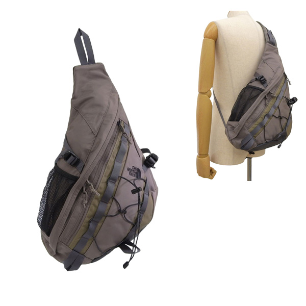 ザノースフェイス バッグ メンズ レディース ショルダーバッグ ボディバッグ ONE ブラウン ELECTRON SLING BAG NN2PR58L LTB THE NORTH FACE ホワイトレーベル