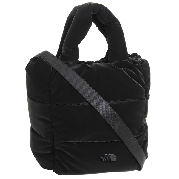ザノースフェイス バック レディース ショルダーバッグ 2way 斜めがけ ブラック PLUMPY TOTE BAG MINI NN2PR68K MBK THE NORTH FACE ホワイトレーベル