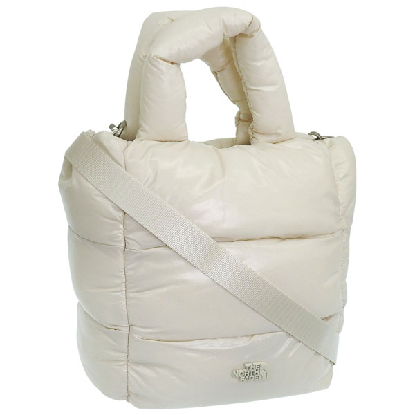 ザノースフェイス バック レディース ショルダーバッグ 2way 斜めがけ クリーム PLUMPY TOTE BAG MINI NN2PR68L CRE THE NORTH FACE ホワイトレーベル