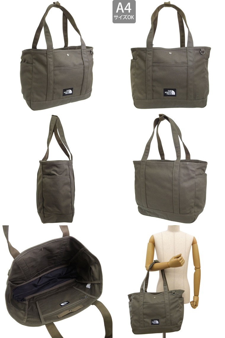 ザノースフェイス バッグ メンズ レディース トートバッグ コットン ALL DAY TOTE L NN2PR69 THE NORTH FACE A4対応 | THE NORTH FACE | 03