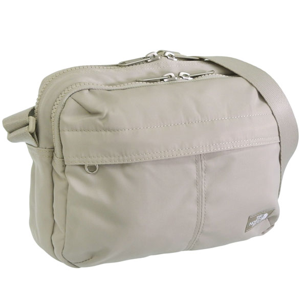 ザノースフェイス バッグ メンズ レディース ショルダーバッグ ナイロン グレイッシュ ベージュ TRAVEL CROSS BAG S NN2PR73C GRB THE NORTH FACE