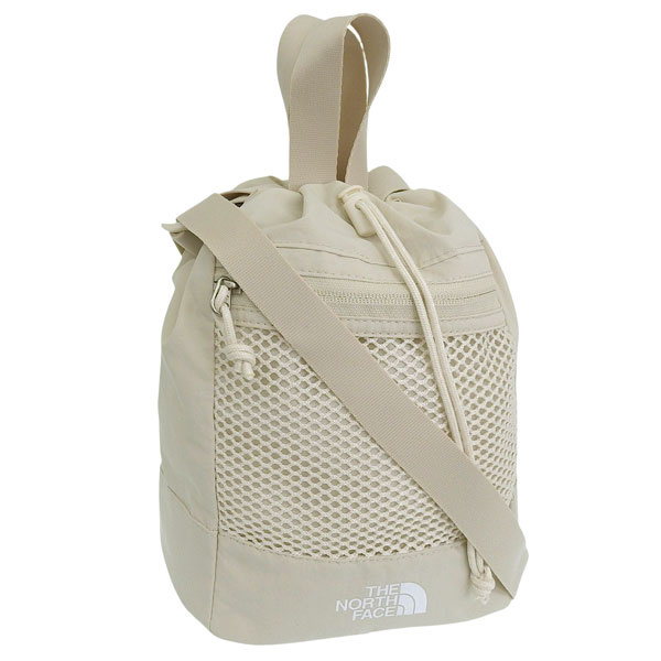 ザノースフェイス バッグ メンズ レディース ショルダーバッグ 2way 斜めがけ クリーム LINDEN MESH BUCKET BAG MINI NN2PR82K CRE THE NORTH FACE