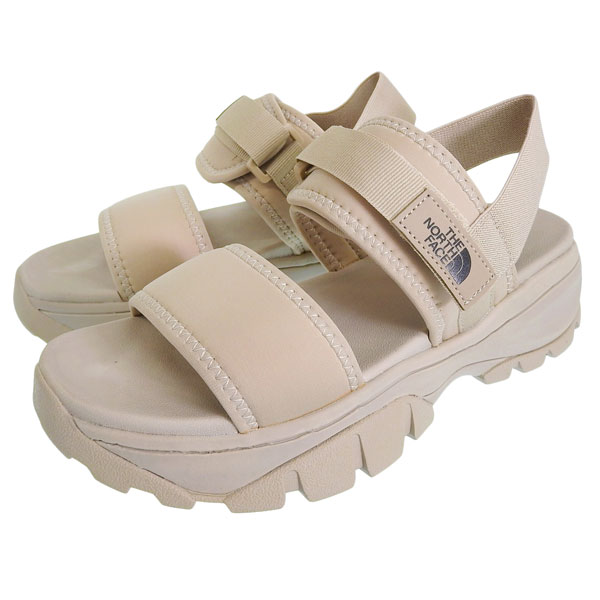 ノースフェイス サンダル 厚底 レディース ストラップ 25cm ベージュ BEIGE HEXA LUX SANDAL NS98Q14K-BEI25 THE NORTH FACE