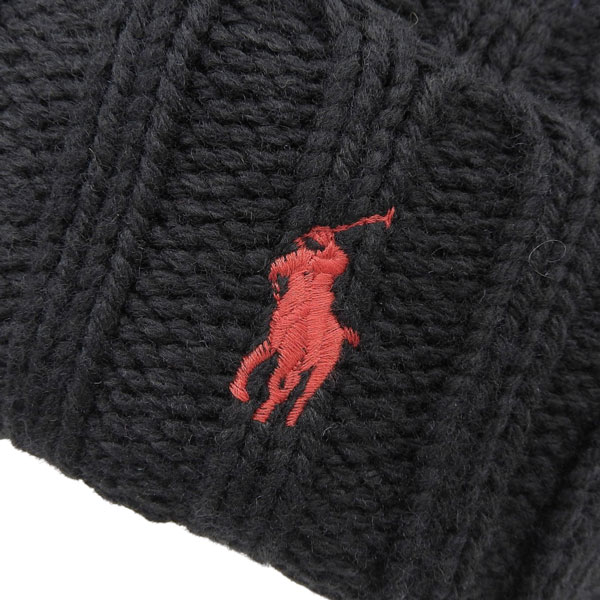 ラルフローレン 帽子 メンズ レディース ニット帽 ONE SIZE ブラック PC1432001 RALPH LAUREN | POLO RALPH LAUREN | 05