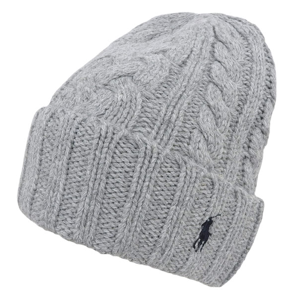 ラルフローレン 帽子 メンズ レディース ニット帽 ONE SIZE グレー PC1432032 RALPH LAUREN