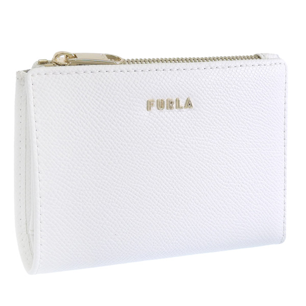 フルラ 財布 レディース 2つ折り 折財布 コンパクト アウトレット レザー ホワイト FURLA CLASSIC S BI FOLD S Z W WALLET PCK5CL0BX030601B00