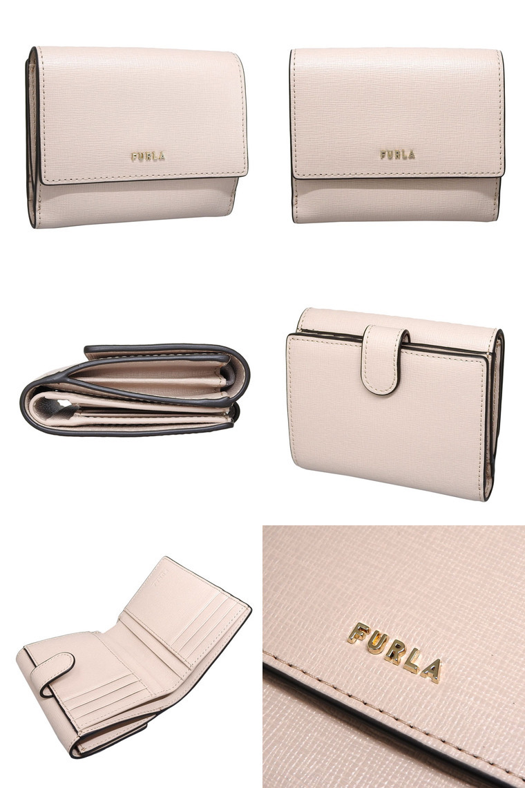 新品同様‼️ フルラ　FURLA バビロン　財布　二つ折り　折り財布 FURLA フルラ 財布 二つ折り レディース 折財布 バビロン