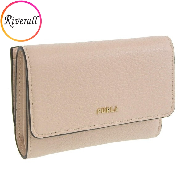 【ストアポイント5％還元】フルラ FURLA BABYLON S COMPACT WALLET TRIFOLD 財布 折財布 二つ折り レザー ベージュ レディース pcz0unohsf000