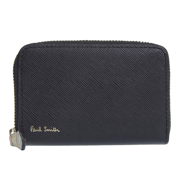 【新品未使用】Paul Smith コインケース 黒 レザー Paul Smith ポール・スミス レザー コインケース ミニウォレット