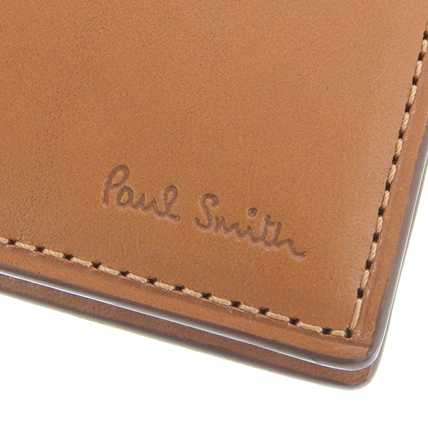 Paul Smith 折財布 本革 キャメル W05375-