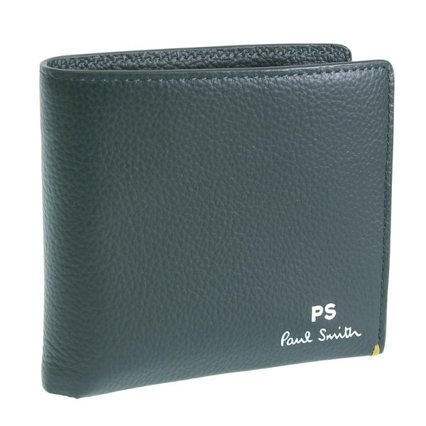Paul Smith 二つ折り財布 ダークグリーン brandeal_o485491951